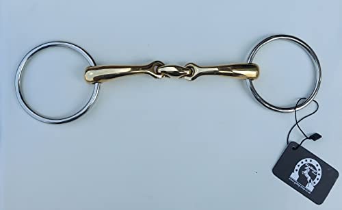 Loose Ring Snaffle Curved MP German Silver/Horse Bits