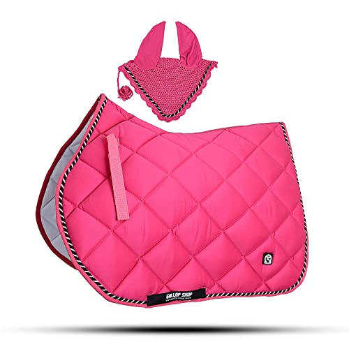 GLP General Saddle Pads with Matching Fly Veil Set (Ship from USA)