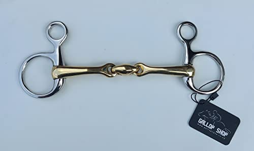 Hanging Cheek Snaffle Lozenge Bit German Silver MP/Horse Bits