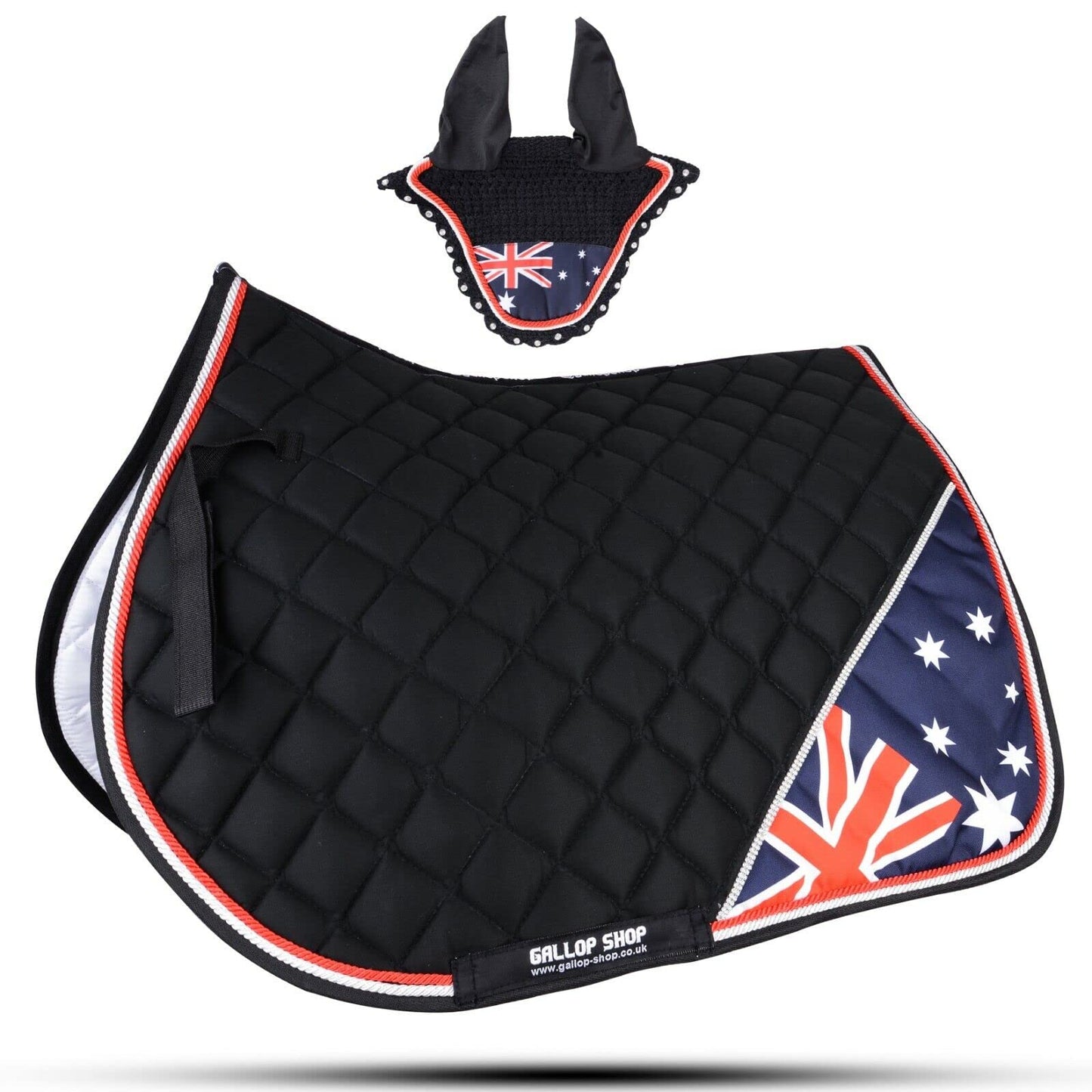 GLP Patriot Series Horse Saddle Pad/National Flag Saddle Pad Set/Numnah Cloth (Ship from USA)