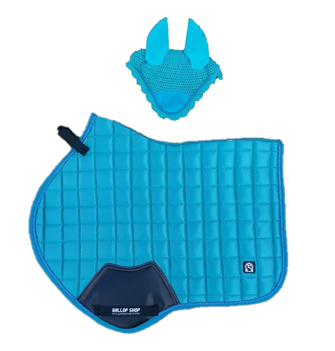 Gallop Shop Glow Satin Jumping Pro Numnah Cloth/Horse Saddle Pad