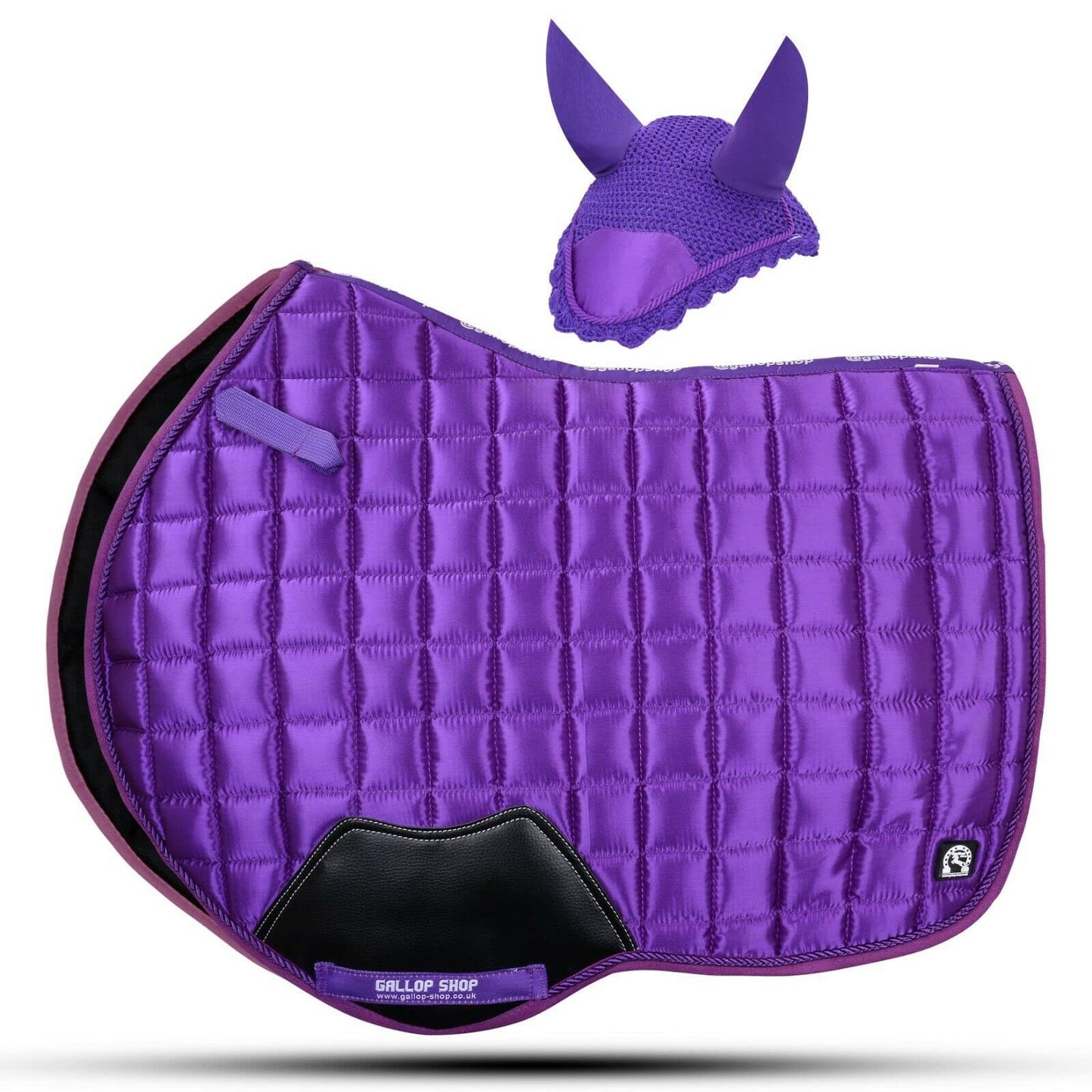 Gallop Shop Glow Satin Jumping Pro Numnah Cloth/Horse Saddle Pad