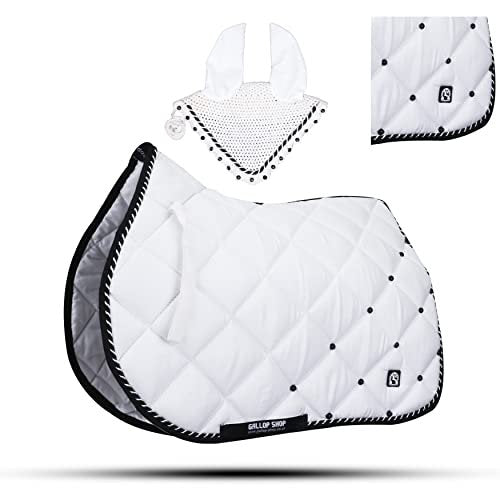 Numnah Horse Saddle Pad With Matching Ear Bonnet (Ship From USA)…