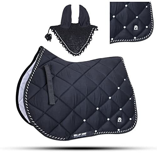 Numnah Horse Saddle Pad With Matching Ear Bonnet (Ship From USA)…